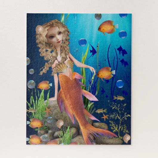 Mermaid Puzzle Legpuzzel (Verticaal)