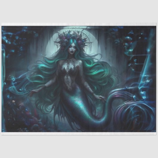 Mermaid Queen Tissuepapier (Voorkant)