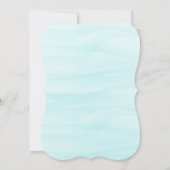 Mermaid Queue sous la mer Invitation d'anniversair (Dos)