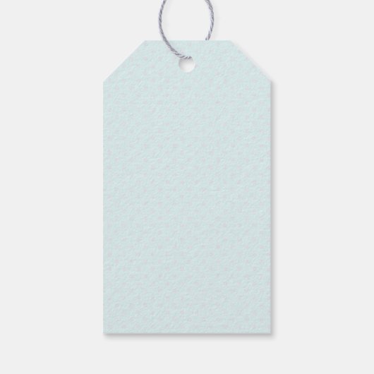 Mermaid Riding a Dolphin under Zee Dank u Cadeaulabel (Achterkant)