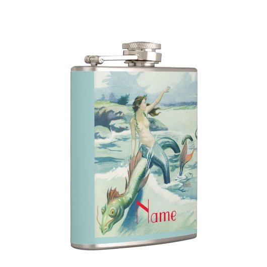 Mermaid Riding Zee Serpent Thunder_Cove Heupfles (Rechts)