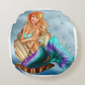 Mermaid ronde kussen