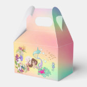 Mermaid roze Starfish Pink Cute Bedankdoosjes (Voorkant Zijde)