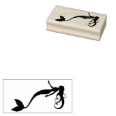Mermaid Rubberstempel (Gestempeld)