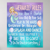 Mermaid Rules Wall Art - Poster 16x20 (Devant)