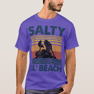 Mermaid Salty Lil' Beach T-Shirt Vintage
