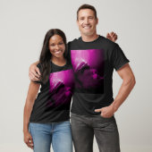 Mermaid Saves die slachtoffer worden van Fuchsia P T-shirt (Unisex)