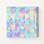 Mermaid Scale Monogram Sketchbook Notitieboek (Achterkant)