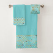 Mermaid Scales Bath-handdoekset Bad Handdoek (Insitu)