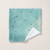 Mermaid Scales Bath-handdoekset Bad Handdoek (Wasdoekje)