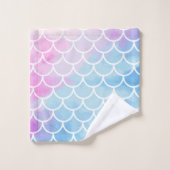 Mermaid Scales Beach House Mermaid Salle de bain (Gant de toilette)