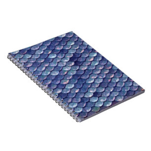 Mermaid Scales Blue note book Notitieboek