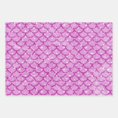 Mermaid Scales Design Wrapping Paper Set (Voorkant)