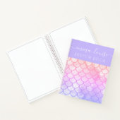 Mermaid Scales Glitter Sketch Book Notitieboek (Binnen)