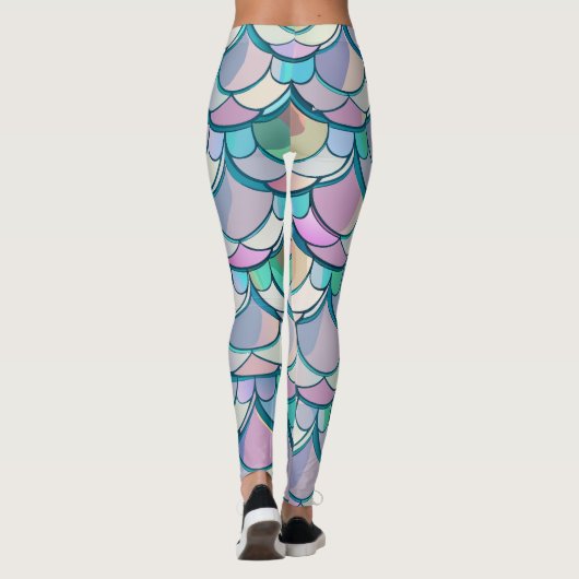 Mermaid Scales Leggings (Achterkant)