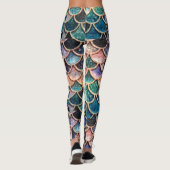 Mermaid Scales Leggins Leggings (Achterkant)
