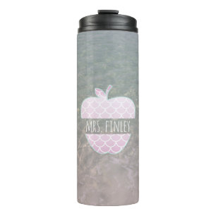 Mermaid Scales Ocean Personalized Teacher Thermosbeker