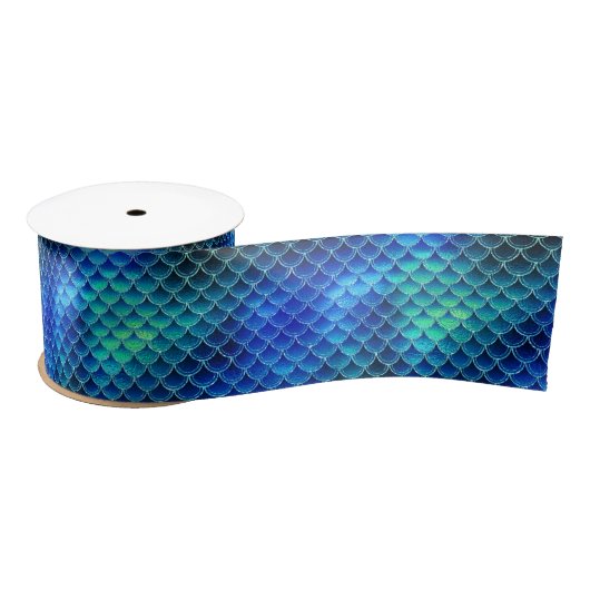 Mermaid Scales Pattern Blue ID600 Lint (Spoel)