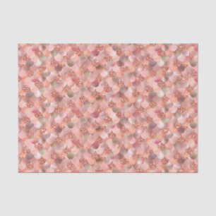 Mermaid Scales Roos Gold Pink Metallic Tissuepapier
