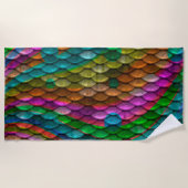 Mermaid Scales Strandlaken (Voorkant)