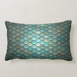 Mermaid Scales Throw Lumbar Pillow Kussen