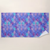 Mermaid Scales Vibrant WC Multi 4 Strandlaken (Voorkant)