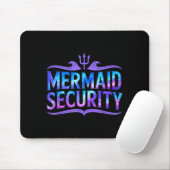Mermaid Security Funny Dad Father Daughter Birthda Muismat (Met muis)