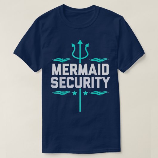 Mermaid Security Swimmer 1 T-shirt (Design voorkant)