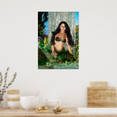 Mermaid Series VALARIE Spring Poster (Keuken)