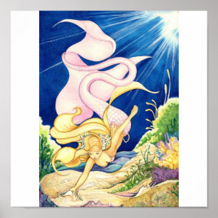 !Mermaid Shell Hunter Poster