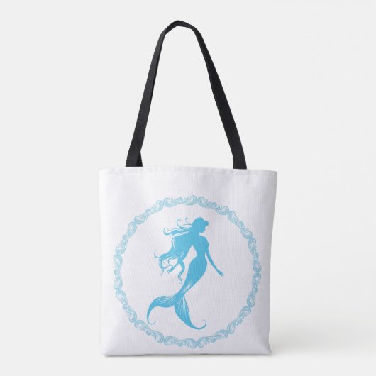 Mermaid Silhouette Draagtas (Achterkant)