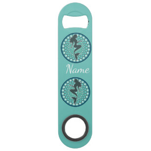 Mermaid Silhouette in Bubbles Thunder_Cove Bar Ke Speed Flessenopener