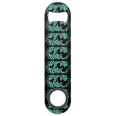 Mermaid Silhouette in Bubbles Thunder_Cove Speed Flessenopener (Achterkant)