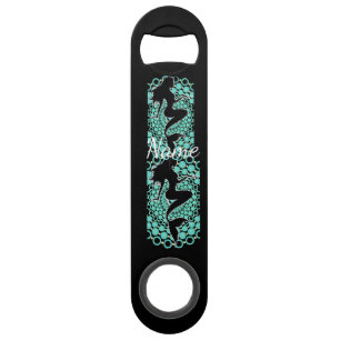 Mermaid Silhouette in Bubbles Thunder_Cove Speed Flessenopener