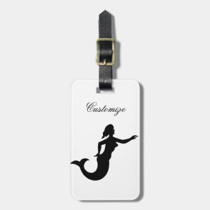 Mermaid Silhouette Thunder_Cove Bagagelabel