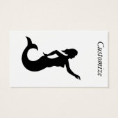 Mermaid Silhouette Thunder_Cove Visitekaartje (Achterkant)