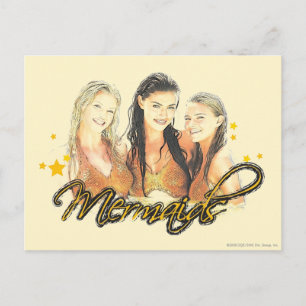 Mermaid Sketch Briefkaart