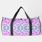 Mermaid skin roink Silver Glitter monogram Plunjezak (Achterkant)