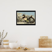 Mermaid Souvenir  Tourist Poster (Keuken)