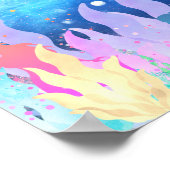 Mermaid speelt poster (Hoek)