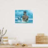 Mermaid speelt poster (Keuken)