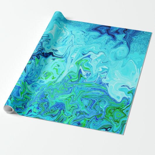 Mermaid speeltuin...... cadeaupapier (Uitgerold)
