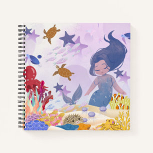Mermaid Spiral Notitieboek