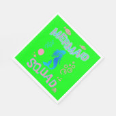 Mermaid Squad Birthday Party Servet (Hoek)