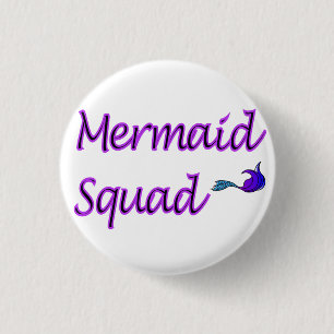 Mermaid Squad-knop Ronde Button 3,2 Cm