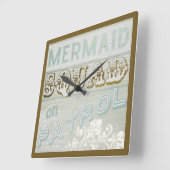 Mermaid Squad op Patrol Vierkante Klok (Hoek)