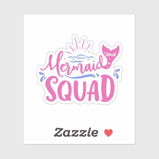 Mermaid Squad Sticker (Vel)
