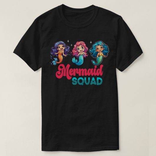 Mermaid Squad T-shirt (Design voorkant)