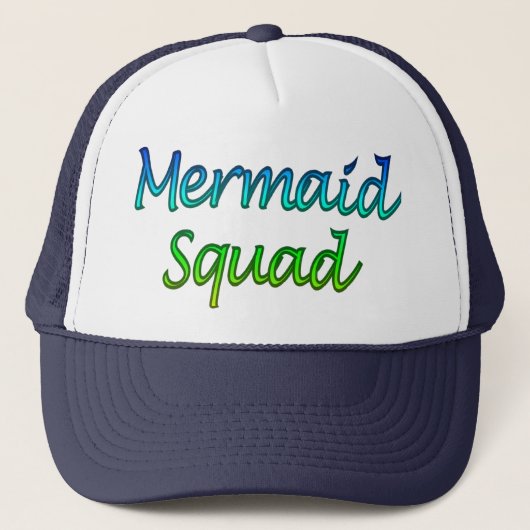 Mermaid Squad Trucker Pet (Voorkant)