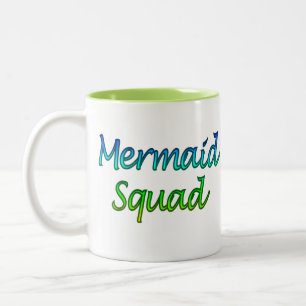 Mermaid Squad Tweekleurige Koffiemok